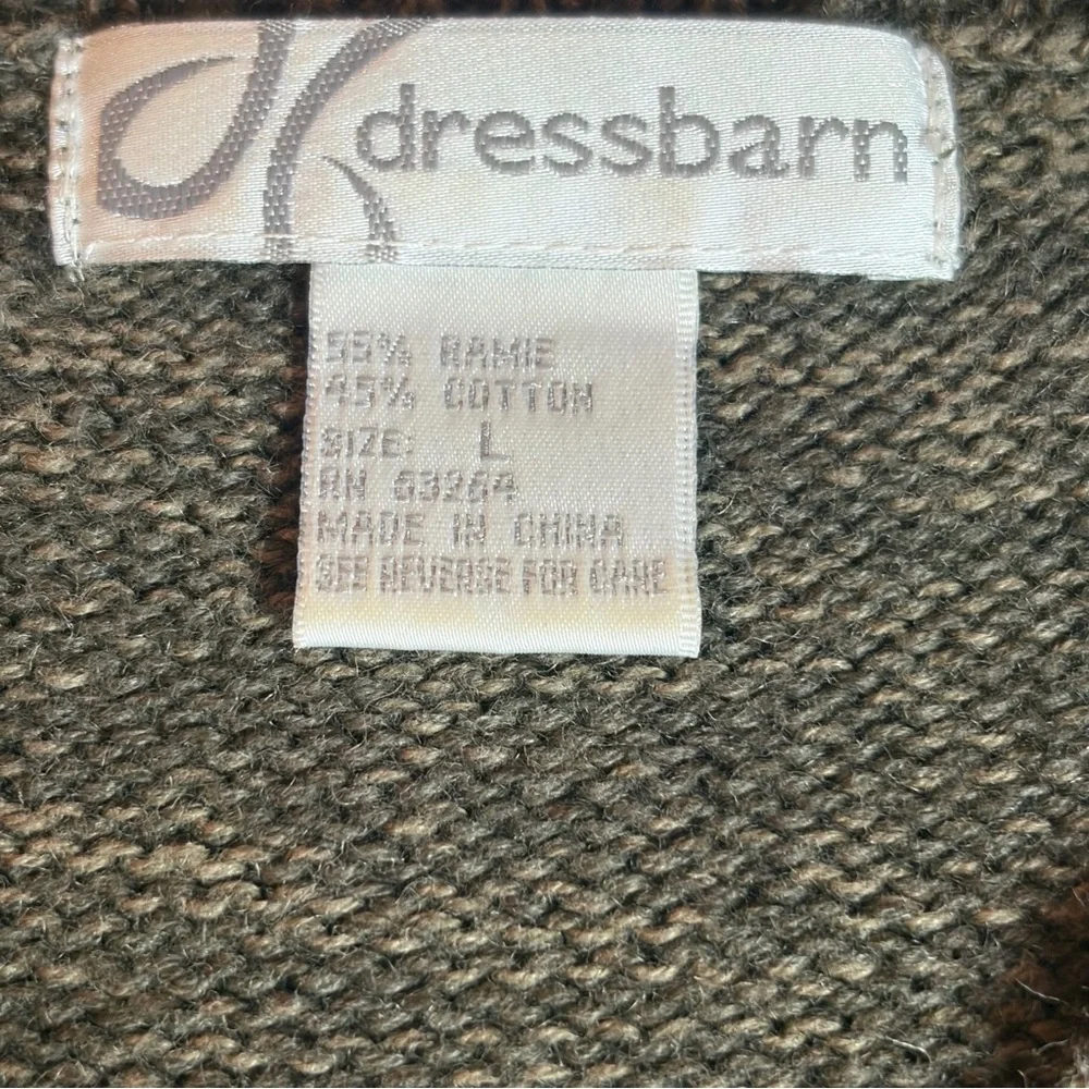 DRESS BARN FALL LEAF SWEATER SIZE LARGE - Picture 8 of 8